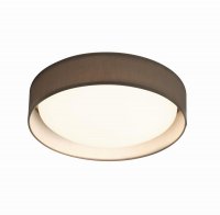 Searchlight Gianna LED Flush Ceiling Light Acrylic with Fabric Shade