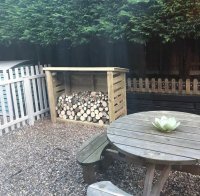 Churnet Valley Heavy Duty Log Store - 4' X 5'