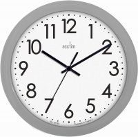 Acctim Abingdon Wall Clock - Grey