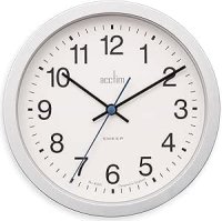 Acctim Bromham Silver 20cm Wall Clock (Non-Ticking)