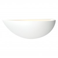 Endon Mini Crescent 1 Light Wall White Plaster