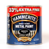 Hammerite Direct to Rust Metal Paint 750ml - Silver 33% extra