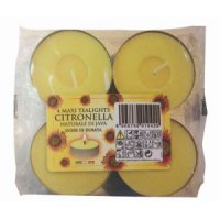Price's Citronella Maxi Tea Lights (Pack of 4)