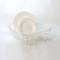 Delfinware Plate Sink Basket - White