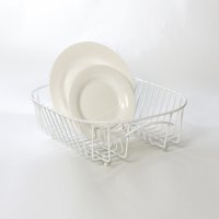 Delfinware Plate Sink Basket - White