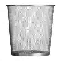 Premier Housewares Waste Paper Bin Silver Wire Mesh Small