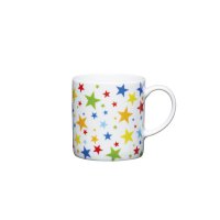 kitchencraft porcelain espresso cup 80ml - multi stars