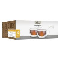 kc lx tea cups double walled set of 2 230ml