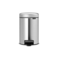 Brabantia Newicon 3 Litre Pedal Bin in Matt Steel