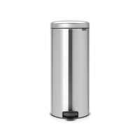 Brabantia Newicon 30 Litre Pedal Bin in Matt Steel