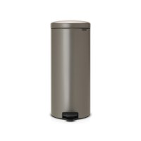 Brabantia Newicon 30 Litre Pedal Bin in Platinum