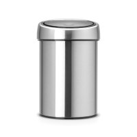 Brabantia Touch Bin 3 Litre Fingerprint Proof Matt Steel