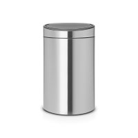 Brabantia Recycling Touch 23/10 Litre Bin Matt Steel