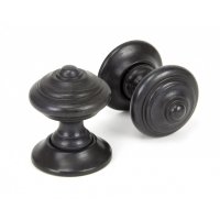 Aged Bronze Elmore Concealed Mortice Knob Set