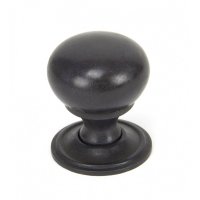 Aged Bronze Mushroom Cabinet Knob 32mm