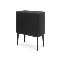 Brabantia Bo 11+23 Litre Touch Bin in Matt Black