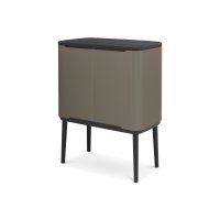 Brabantia Bo 3x11 Litre Touch Bin in Platinum