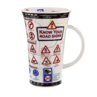 Dunoon Glencoe Shape Fine Bone China Mug - Know Your Road Signs