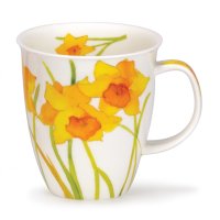 Dunoon Nevis Shape Fine Bone China Mug - Flora Daffodil