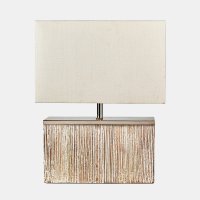 Pacific Lifestyle Hampton White Wash Wood Table Lamp