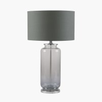 Pacific Lifestyle Vivienne Ombre Glass Table Lamp - Grey