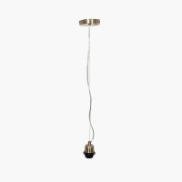 Pacific Lifestyle Champagne Contemporary E27 Electrified Fitting