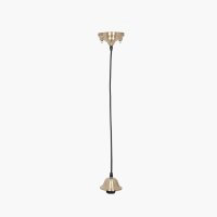 Pacific Lifestyle Champagne Retro Electrified Ceiling Fitting