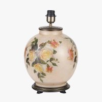 Pacific Lifestyle Classic Rose Large Glass Table Lamp Base
