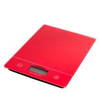 Sabichi 5kg Electronic Kitchen Scale Red