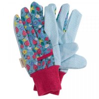 Briers Multi-Task Garden Dotty Grips Gloves - Medium/Size 8