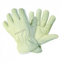 Briers Professional Ultimate Lined Leather Gloves Cream - Medium/Size 8