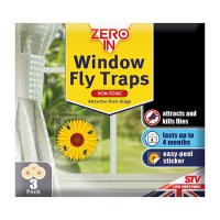 Zero In Window Fly Sticker 3 Pack