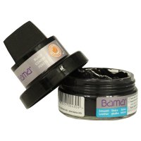 Bama Shoe Cream Dumpi Jar with Applicator Sponge Black 09 50ml
