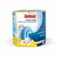 UniBond Aero 360 Moisture Absorber Refills (Pack of 2) - Wildflower Meadow