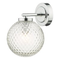 Wayne Wall Light Polished Chrome Glass IP44