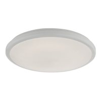 Emmett Flush White Acrylic Medium IP44 LED