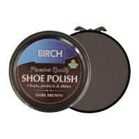 Birch Premium Quality Shoe Polish 50ml - Dark Brown