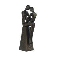 Elur Iron Figurine Mother & Child Sitting 18cm