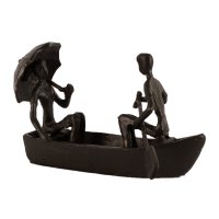 Elur Iron Figurine Romantic Boat Trip 11cm