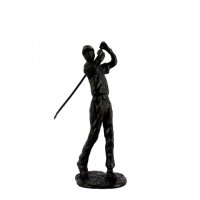 Elur Iron Figurine Golfer Man 22cm