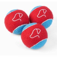 Zoon 5cm Mini Power Pooch Tennis Balls (Pack of 3)