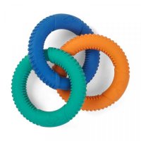 Zoon Tough Dog Toys - Rubber Tri-Links