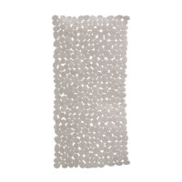 Premier Housewares Solid Grey Pebble PVC Bath Mat 69 x 36cm
