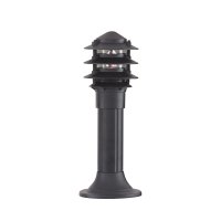 Searchlight Outdoor Posts Lamp/Bollards & Black Pagoda 45cm Aluminium
