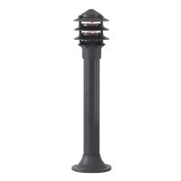 Searchlight Outdoor Posts Lamp/Bollard/Black Pagoda 73Cm Aluminium