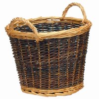 Manor Reproductions Willow Log Basket Duo Tone - Small