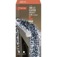 Premier Decorations ClusterBrights Multi-Action 480 LED with Timer - White