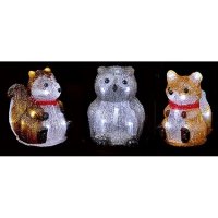 Premier Decorations Acrylic Country Animals 15cm - Assorted