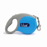 Ancol Viva Tape Lead Blue Small 5m