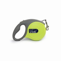 Viva Large Dog Retractable Lead 5M - Lime